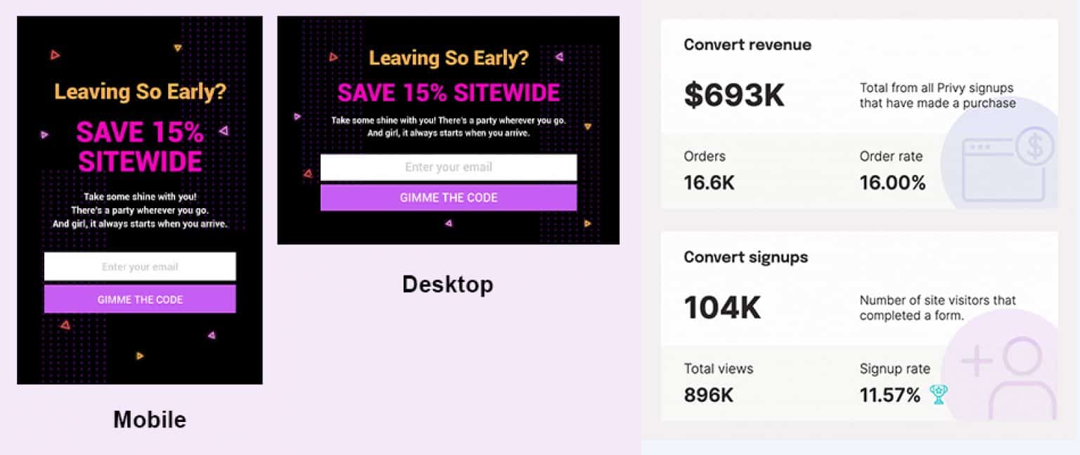 Popups
